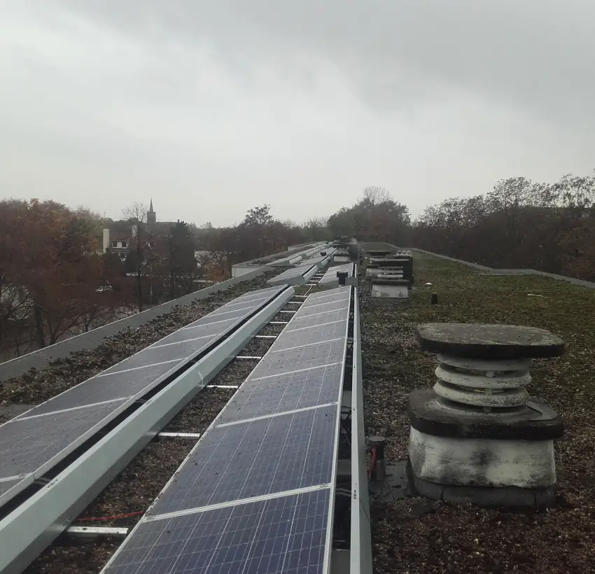 180 panelen op appartementencomplex