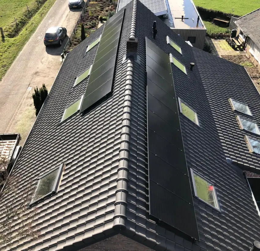 Oost-West systeem op woonhuis