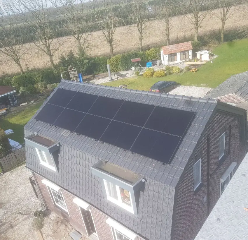 PV - installatie op Engelse kap